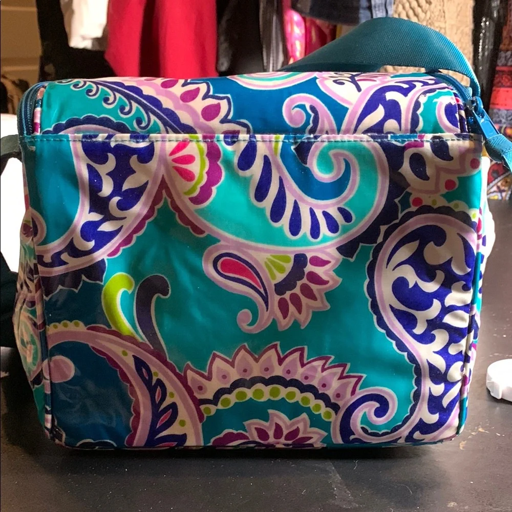 Vera Bradley Vinyl Insulated Lunch Bag/Box